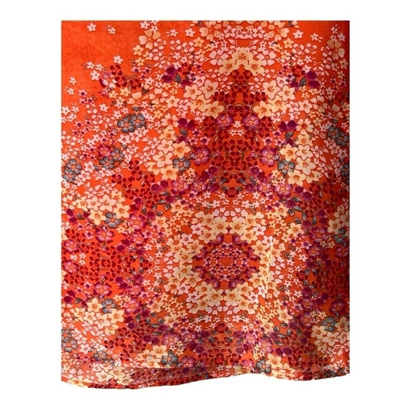 CAbi # 268 Merrow Edge‎ Orange Garden Floral Sleeveless Top in Size XS casual - Picture 6 of 14